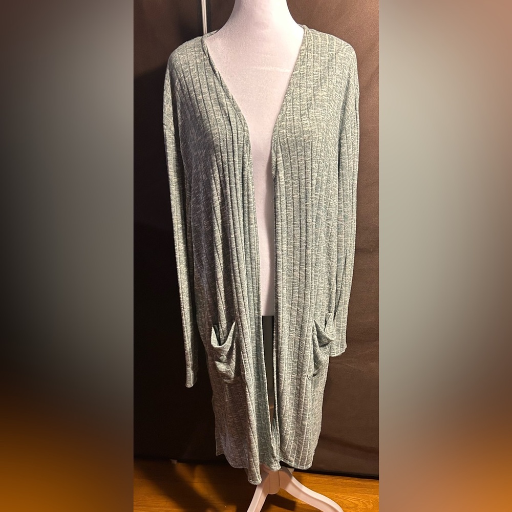Woman’s long cardigan